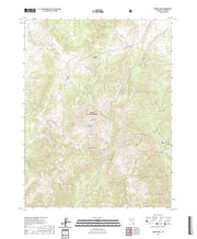 US Topo 7.5-minute map for Morey Peak NV