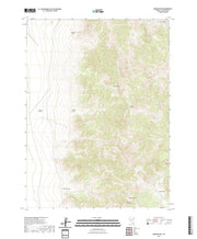 US Topo 7.5-minute map for Morgan Pass NV