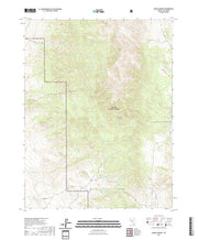 US Topo 7.5-minute map for Mount Ardivey NV