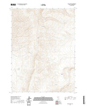 US Topo 7.5-minute map for Mule Canyon NV