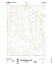 US Topo 7.5-minute map for Mustang Draw NV