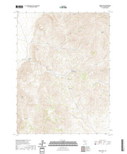 US Topo 7.5-minute map for Needle Peak NV