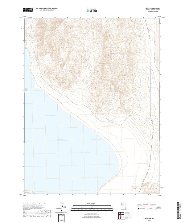 US Topo 7.5-minute map for Nixon NW NV