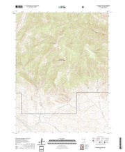 US Topo 7.5-minute map for Old Mans Canyon NV