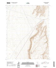 US Topo 7.5-minute map for Palisade Mesa NV