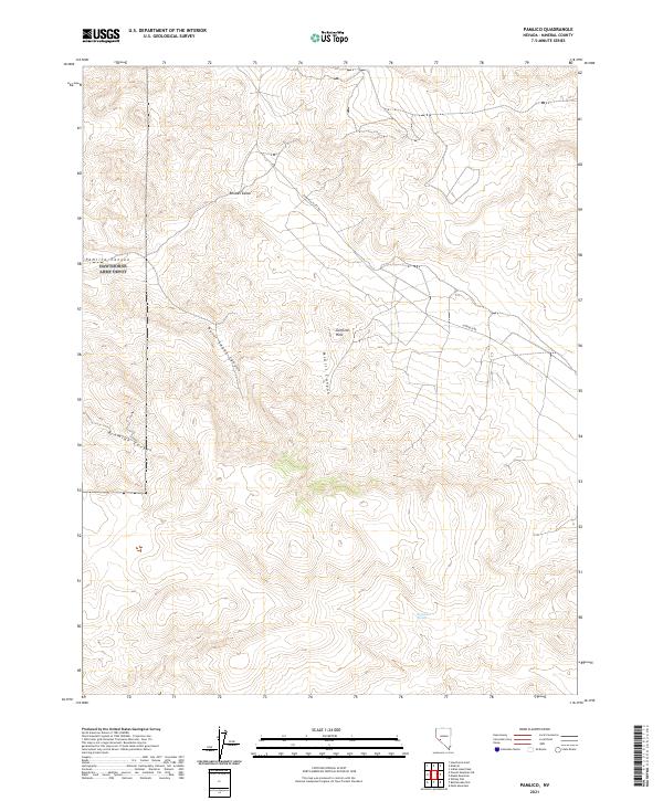 US Topo 7.5-minute map for Pamlico NV