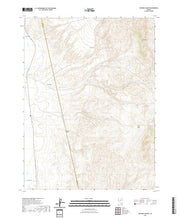 US Topo 7.5-minute map for Papoose Canyon NV