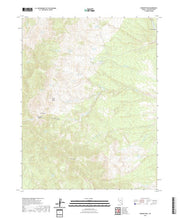 US Topo 7.5-minute map for Parsnip Peak NV