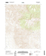 US Topo 7.5-minute map for Piper Peak NV