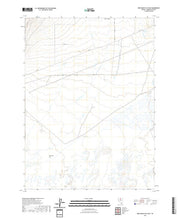 US Topo 7.5-minute map for Red House Flat East NV