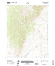 US Topo 7.5-minute map for Rock Springs Pass NV