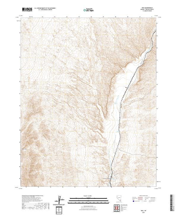 US Topo 7.5-minute map for Rox NV