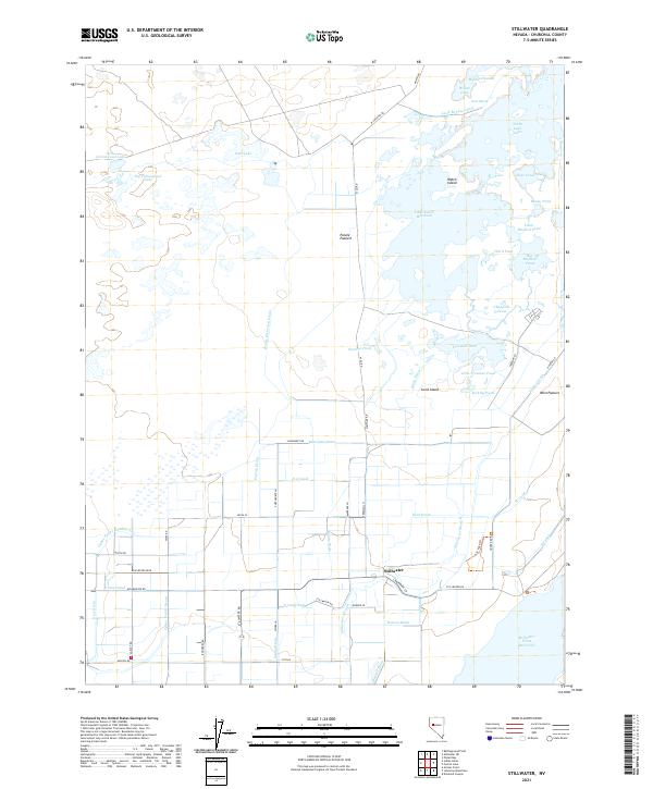 US Topo 7.5-minute map for Stillwater NV