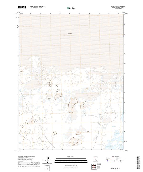 US Topo 7.5-minute map for Stillwater NE NV