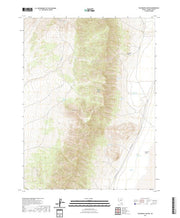 US Topo 7.5-minute map for Telegraph Canyon NV