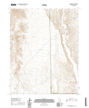 US Topo 7.5-minute map for Terry Benches NVUTAZ