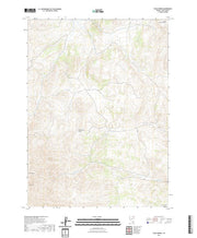 US Topo 7.5-minute map for Texas Spring NV