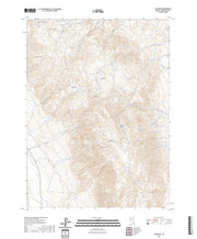 US Topo 7.5-minute map for The Banjo NV