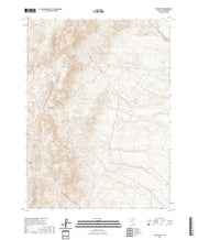 US Topo 7.5-minute map for The Buttes NV