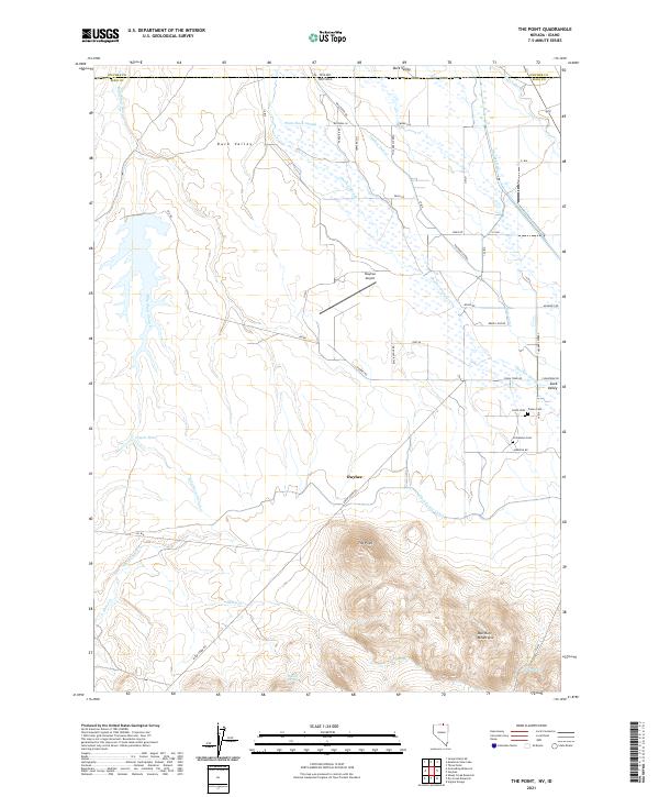 US Topo 7.5-minute map for The Point NVID