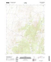 US Topo 7.5-minute map for Tippett Canyon NV