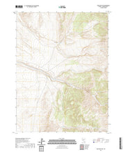 US Topo 7.5-minute map for Vigus Butte NE NV