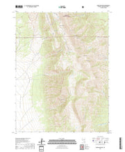 US Topo 7.5-minute map for Ward Mountain NV