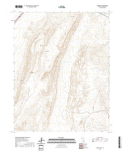 US Topo 7.5-minute map for Weiser Ridge NV