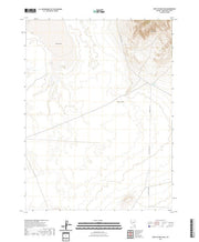 US Topo 7.5-minute map for West of Beck Pass NV