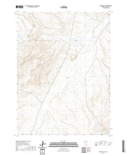 US Topo 7.5-minute map for Wieland Flat NV