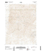 US Topo 7.5-minute map for Woody Canyon NV