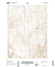 US Topo 7.5-minute map for Yellow Hills East NV