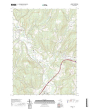 US Topo 7.5-minute map for Angelica NY