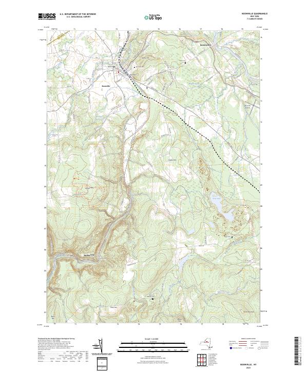 US Topo 7.5-minute map for Boonville NY