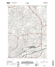 US Topo 7.5-minute map for Buffalo NE NY