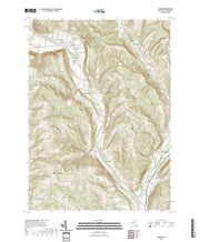 US Topo 7.5-minute map for Candor NY