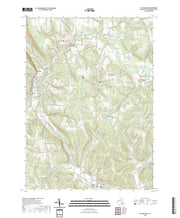 US Topo 7.5-minute map for Cattaraugus NY