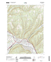 US Topo 7.5-minute map for Corning NY