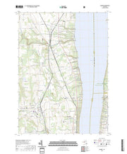 US Topo 7.5-minute map for Dundee NY