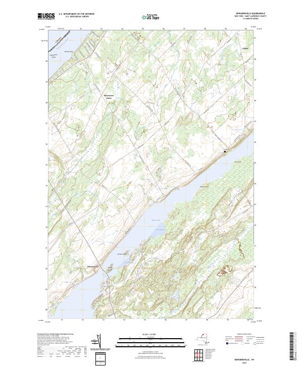 US Topo 7.5-minute map for Edwardsville NY