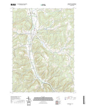 US Topo 7.5-minute map for Franklinville NY