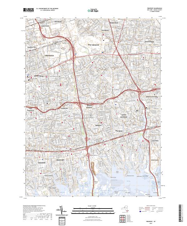 US Topo 7.5-minute map for Freeport NY