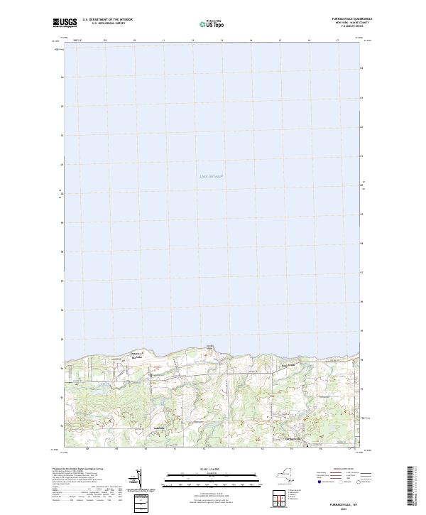 US Topo 7.5-minute map for Furnaceville NY