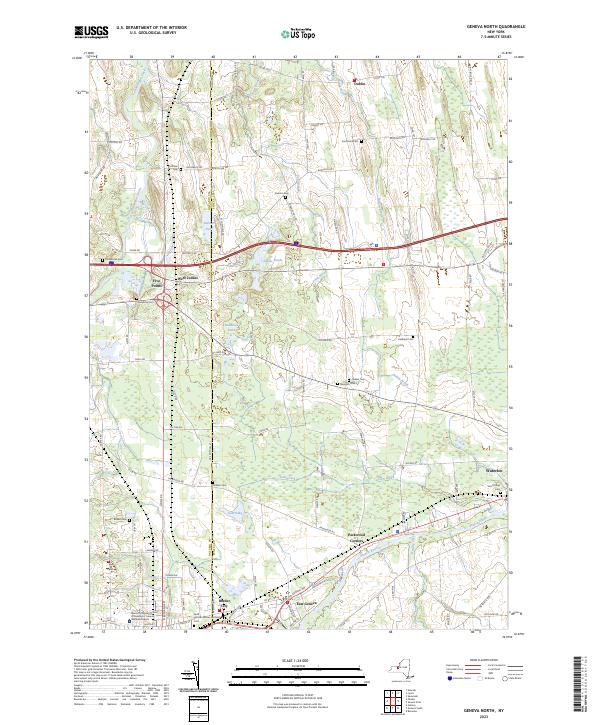 US Topo 7.5-minute map for Geneva North NY