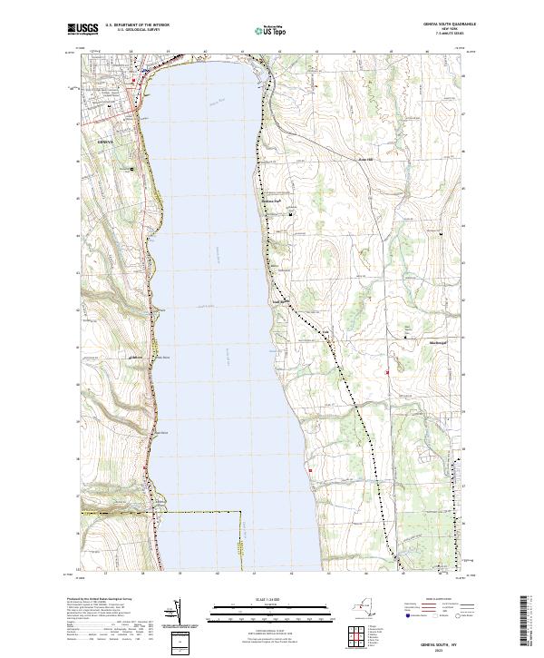 US Topo 7.5-minute map for Geneva South NY