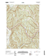 US Topo 7.5-minute map for Gulf Summit NY