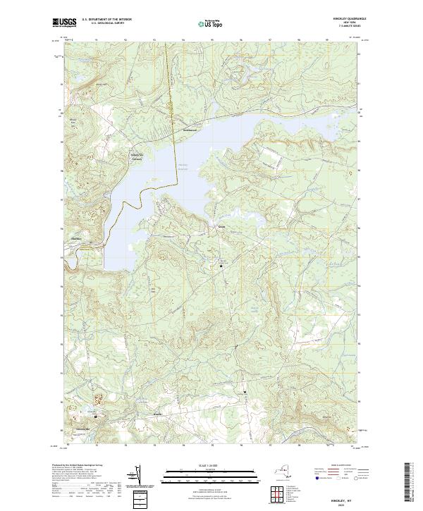 US Topo 7.5-minute map for Hinckley NY