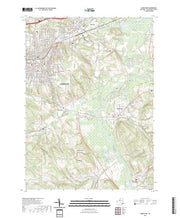 US Topo 7.5-minute map for Jamestown NY