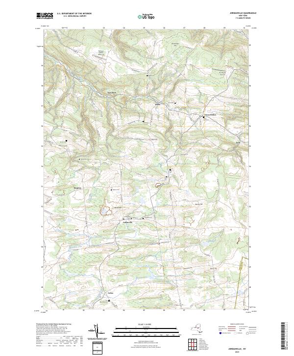 US Topo 7.5-minute map for Jordanville NY