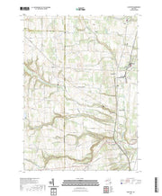 US Topo 7.5-minute map for Leicester NY